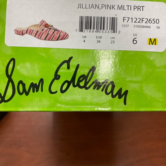 🐮🌸Sam Edelman Pink Serape Mules🌸🐮 - Picture 6 of 6